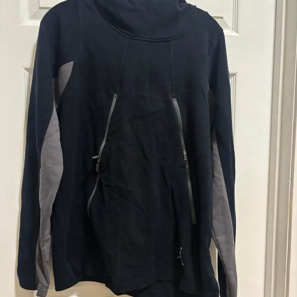 Jordan Men's Black and Navy Hoodie